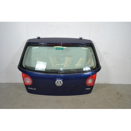 Portellone bagagliaio posteriore Volkswagen Golf V Dal 2003 al 2008 Blu  1657181849981