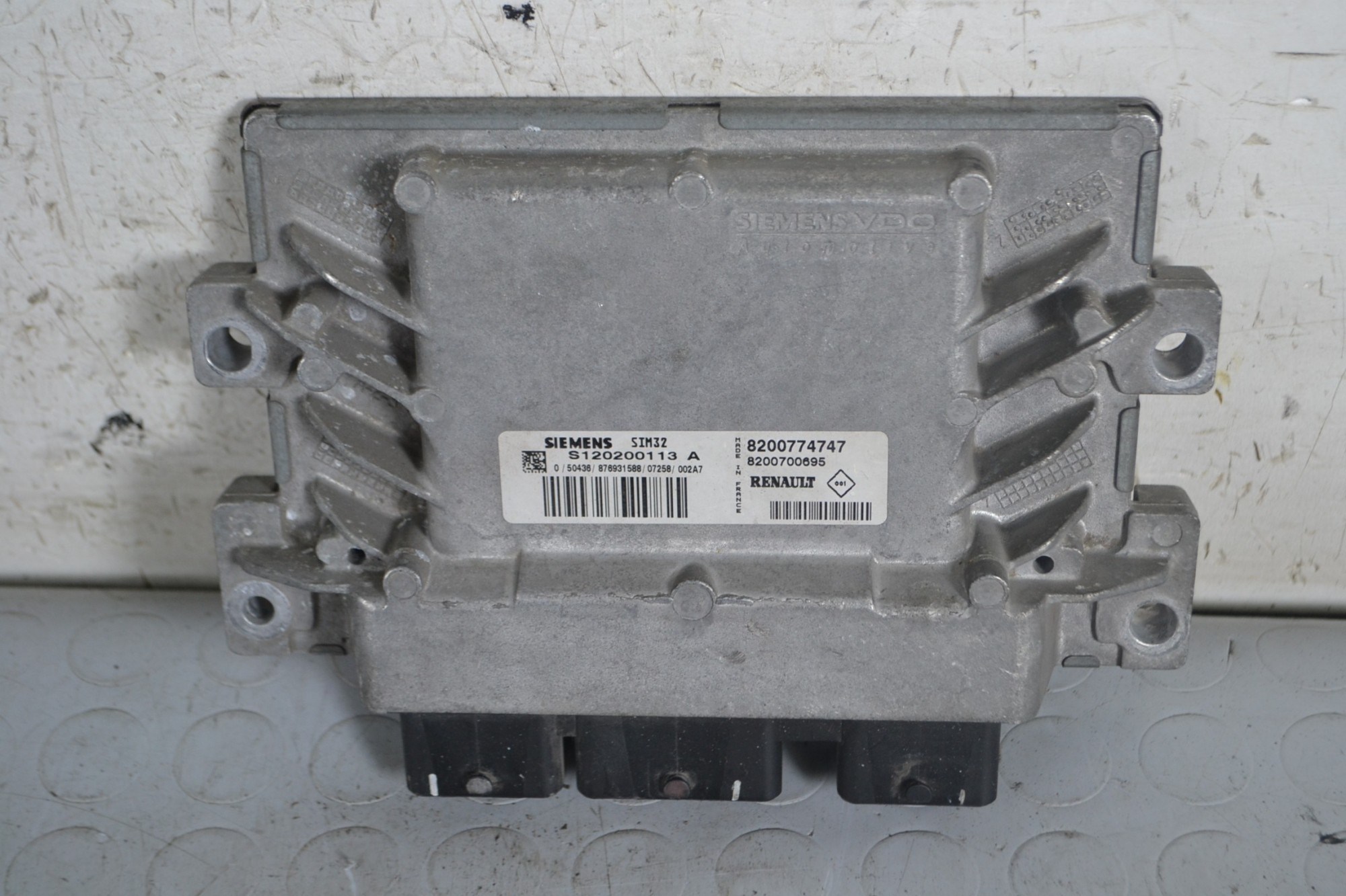 Centralina ECU Renault Twingo II dal 2007 al 2014 Cod 8200774747  1658388717592