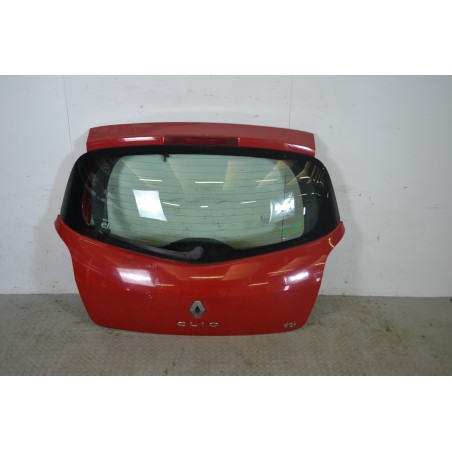 Portellone bagagliaio posteriore Renault Clio Dal 2005 al 2013 Rosso  1658745281315