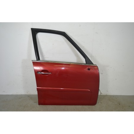 Portiera sportello anteriore DX Citroen C4 Grand picasso Dal 2006 al 2013 Rosso  1658751890723