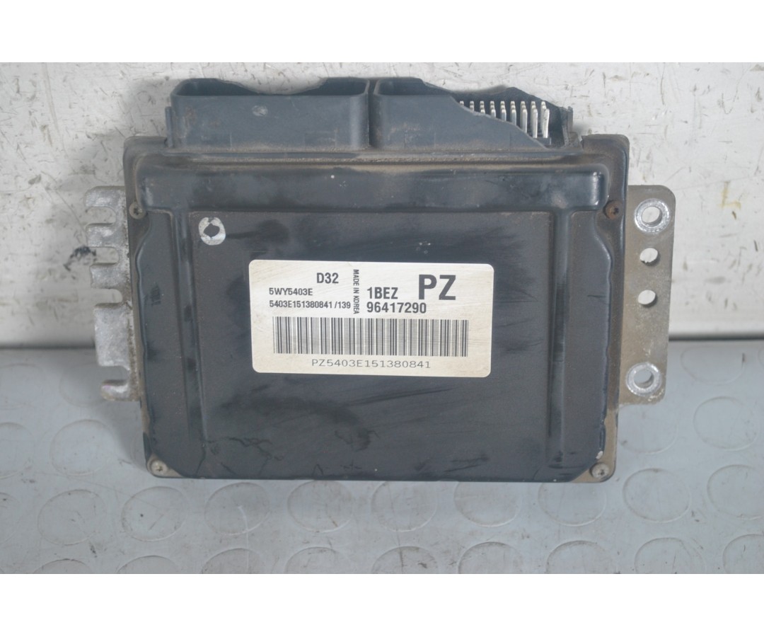 Centralina ECU Chevrolet Matiz dal 2005 al 2010 Cod 96417290  1658754609568