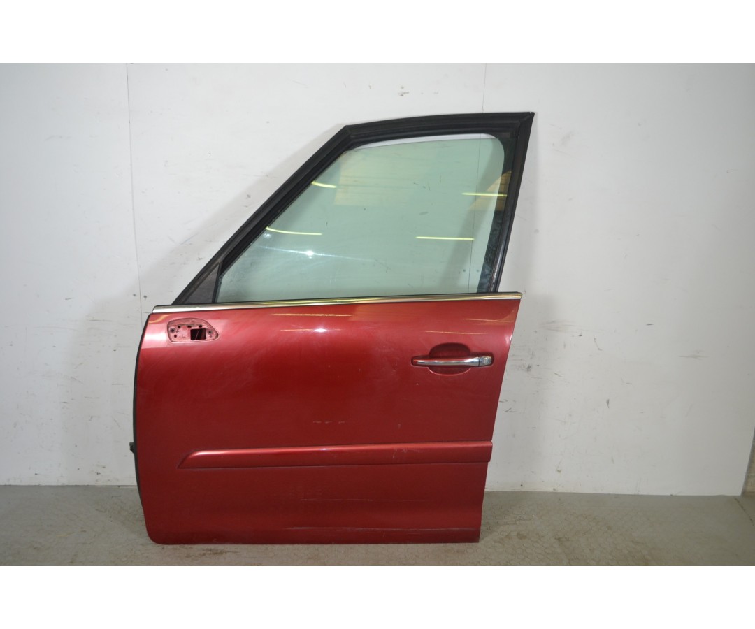 Portiera sportello anteriore SX Citroen C4 Grand Picasso Dal 2006 al 2013 rosso  1658842864367