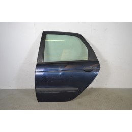 Portiera sportello posteriore SX Renault Scenic I Dal 1999 al 2003 Colore blu  1658845196731