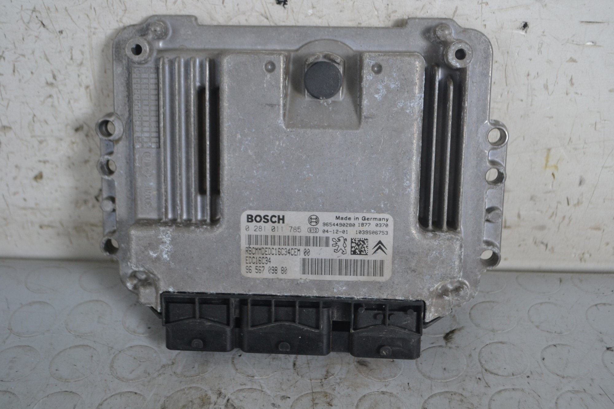 Centralina ECU Citroen C3 I dal 2002 al 2010 Cod 9656709880  1659342806604