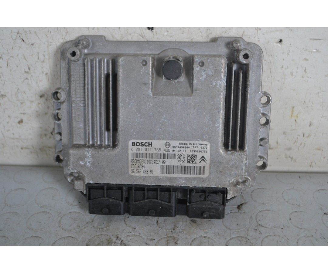 Centralina ECU Citroen C3 I dal 2002 al 2010 Cod 9656709880  1659342806604