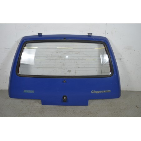 Portellone bagagliaio posteriore Fiat Cinquecento Dal 1991 al 1998 Blu  1662389898174