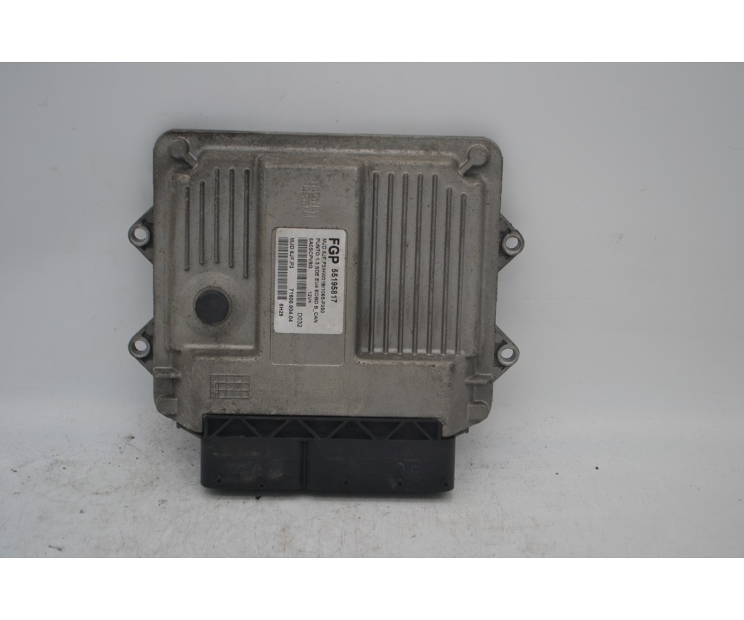 Centralina ECU Fiat Grande Punto 1.3 MTJ dal 2005 al 2018 Cod 55195817  1664962030100