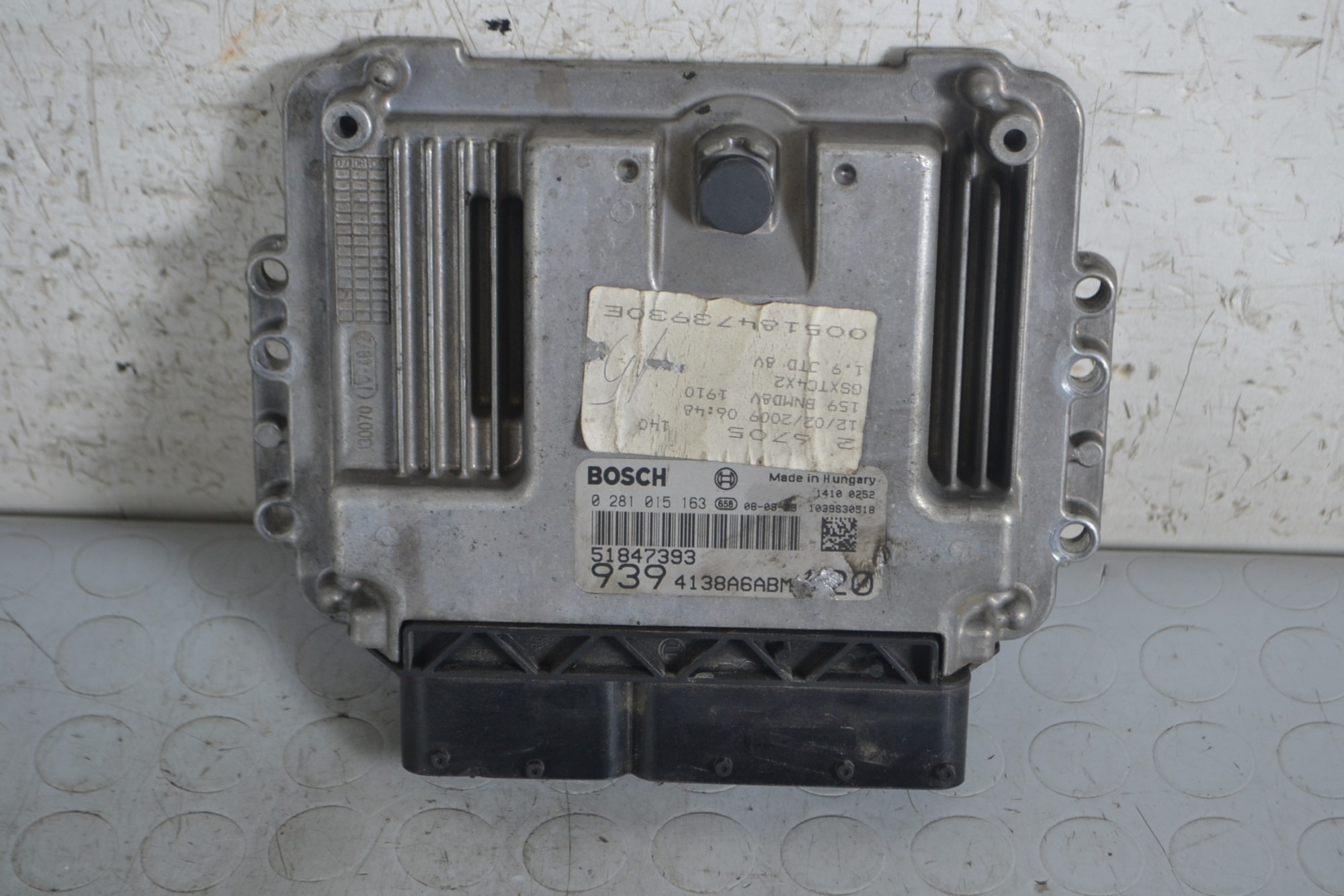 Centralina ECU Alfa Romeo 159 dal 2005 al 2011 Cod 51847393  1664962198268