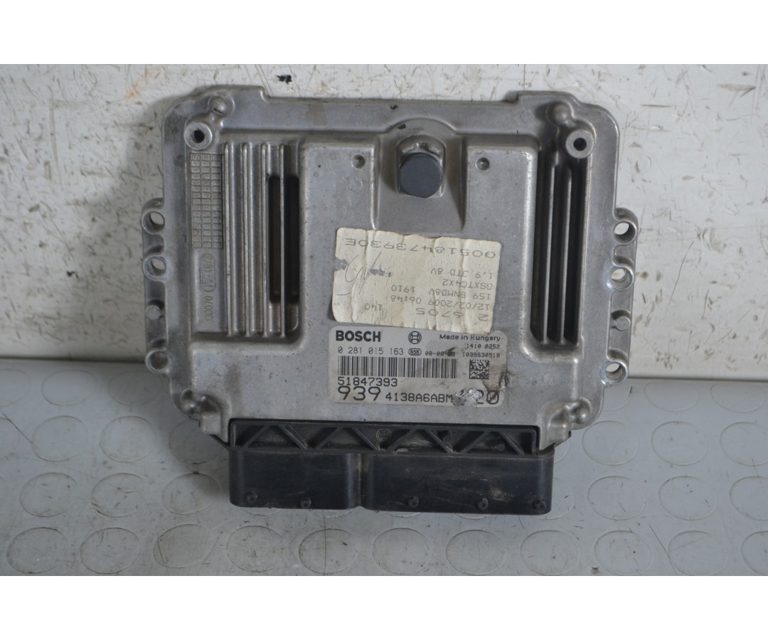 Centralina ECU Alfa Romeo 159 dal 2005 al 2011 Cod 51847393  1664962198268