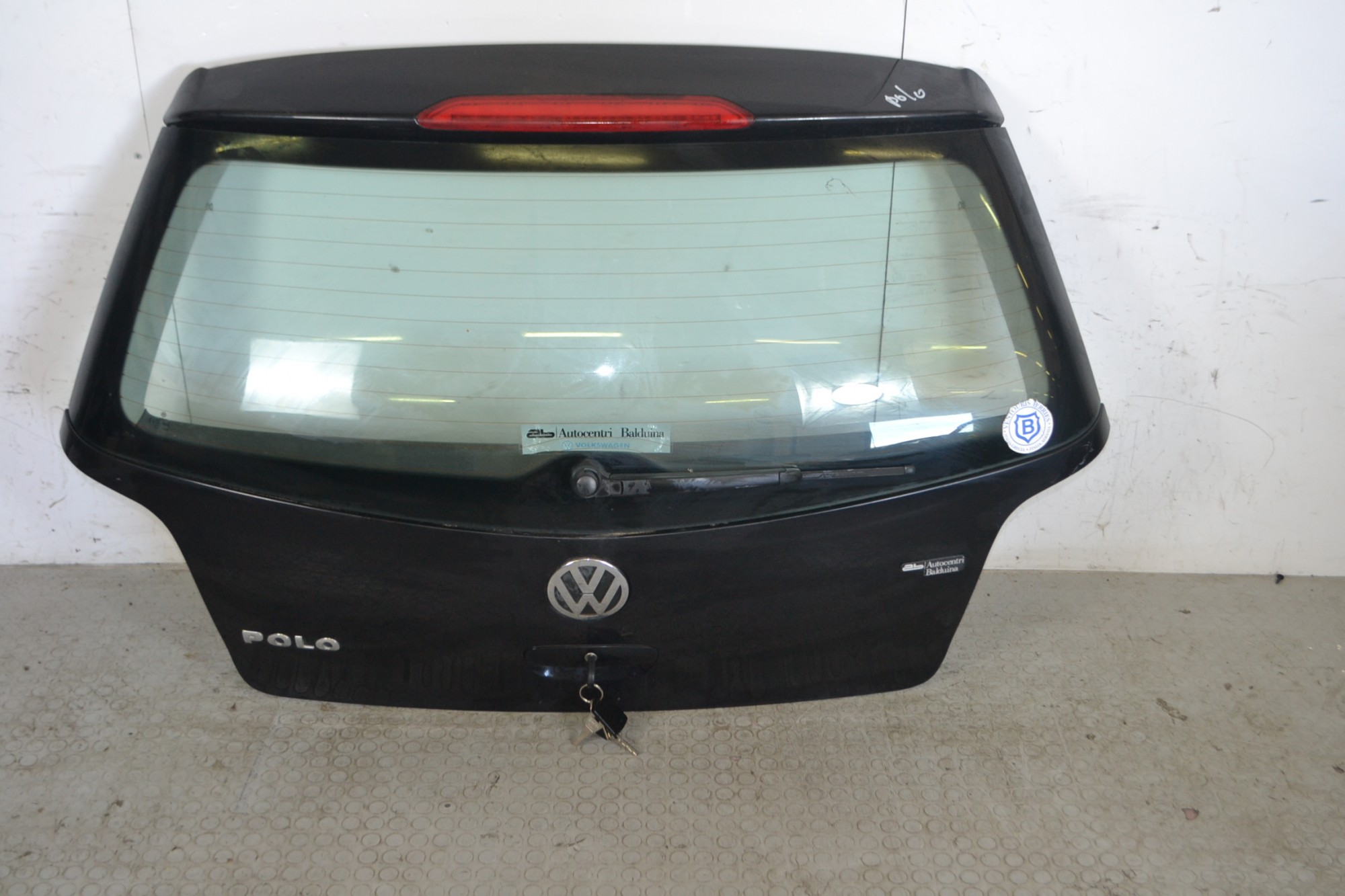 Portellone bagagliaio posteriore Volkswagen Polo 9n3 Dal 2005 al 2009 Colore nero  1665132224114