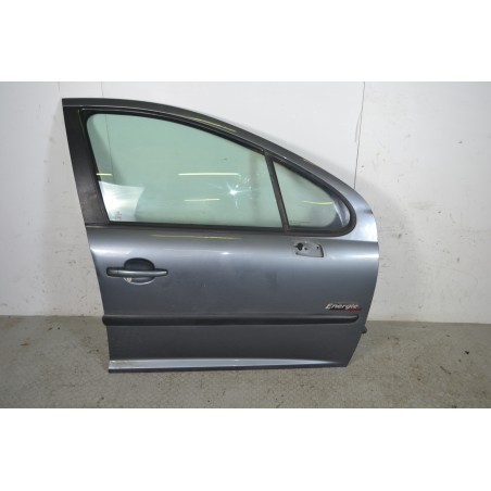 Portiera sportello anteriore DX Peugeot 207 Dal 2006 al 2015 Grigio  1665565332172