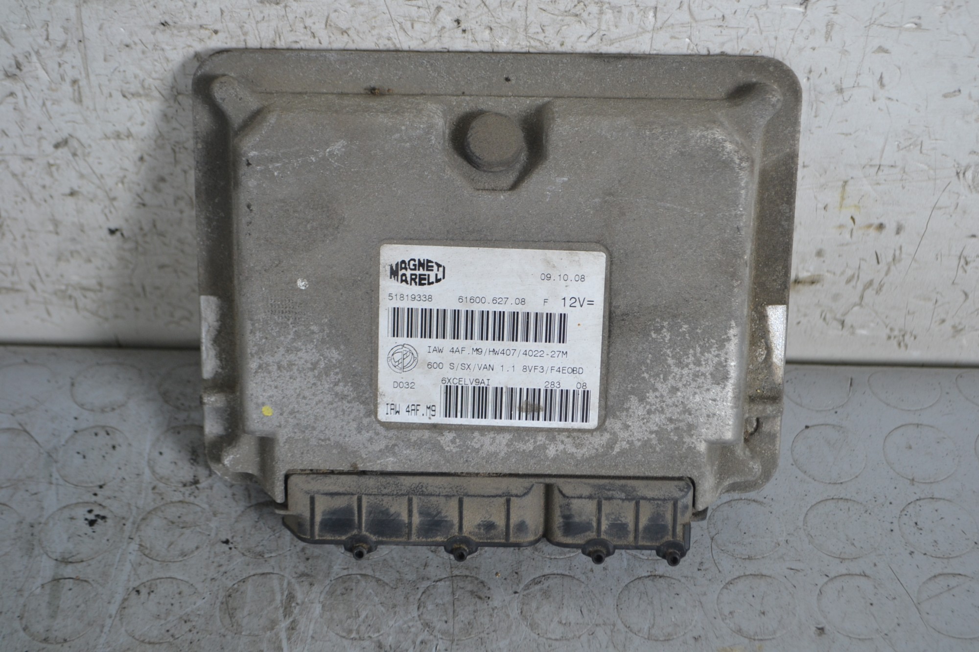 Centralina ECU Fiat Seicento Dal 1998 al 2010 Cod 51819338  1666344956947