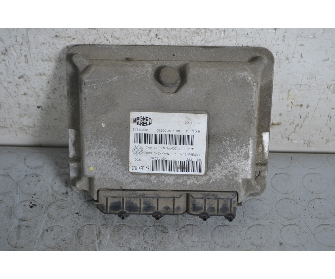 Centralina ECU Fiat Seicento Dal 1998 al 2010 Cod 51819338  1666344956947