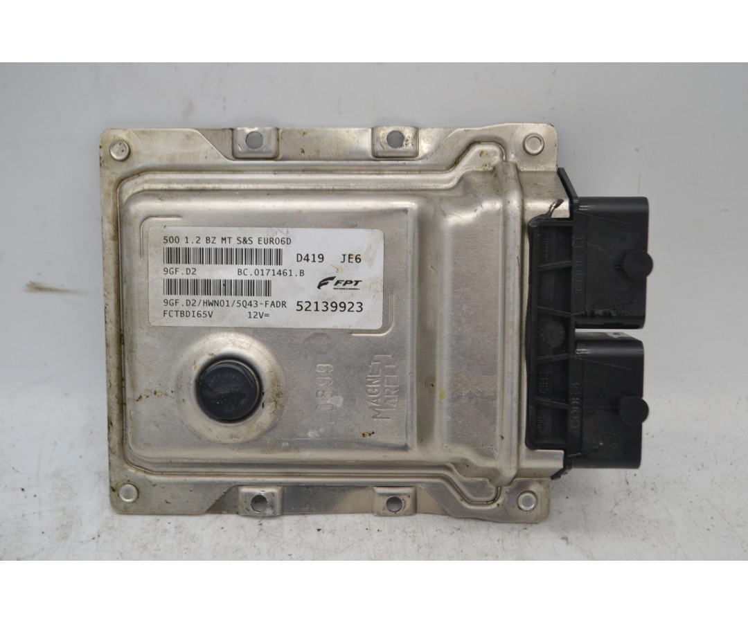 Centralina ECU Fiat 500 Dal 2015 in poi Cod 52139923  1670598350291