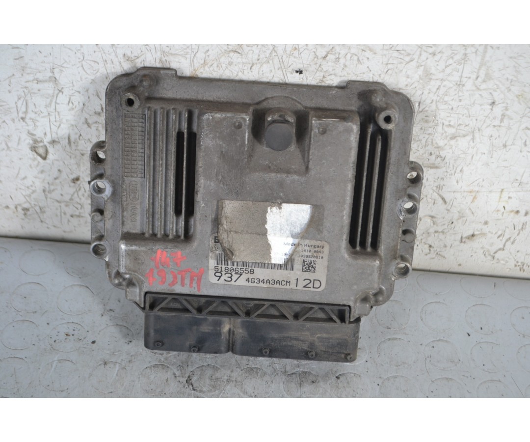 Centralina ECU Alfa Romeo 147 1.9 JTDm dal 2005 al 2010 Cod 51806558  1670940250866