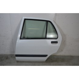 Portiera sportello posteriore SX Renault Clio I Dal 1990 al 1998 Colore bianco  1657008512630