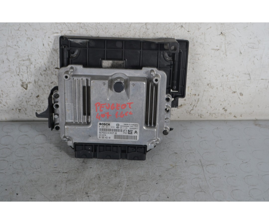 Centralina ECU Peugeot 407 1.6 HDi dal 2004 al 2011 Cod 9658945280  1671530671139