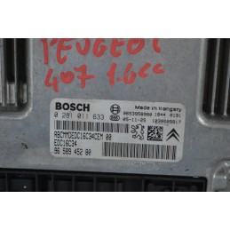 Centralina ECU Peugeot 407 1.6 HDi dal 2004 al 2011 Cod 9658945280  1671530671139