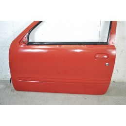 Portiera sportello sinistro SX Fiat Seicento Dal 1998 al 2010 Colore rosso  1671624000388