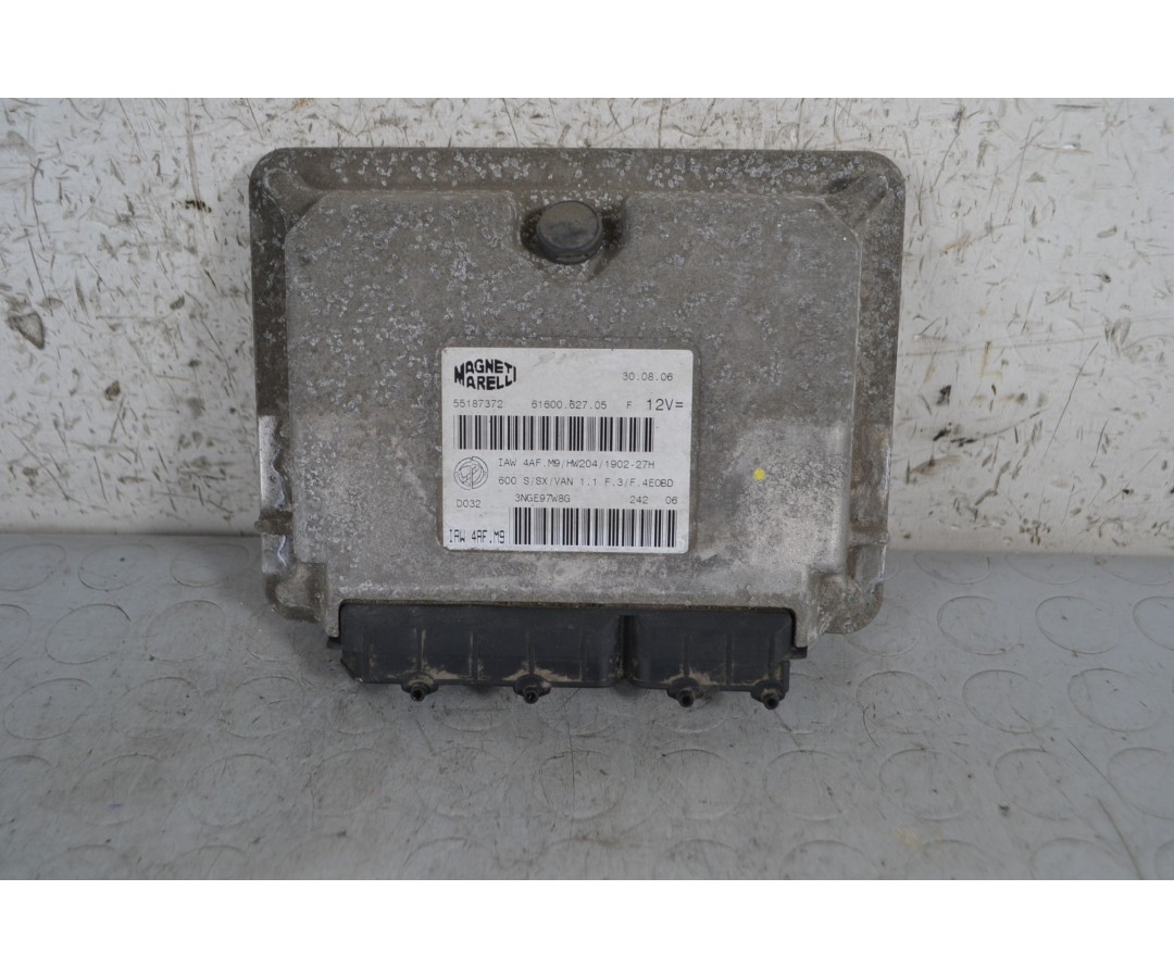 Centralina ECU Fiat Seicento 1.1 Dal 2000 al 2010 Cod 55187372  1673539233936