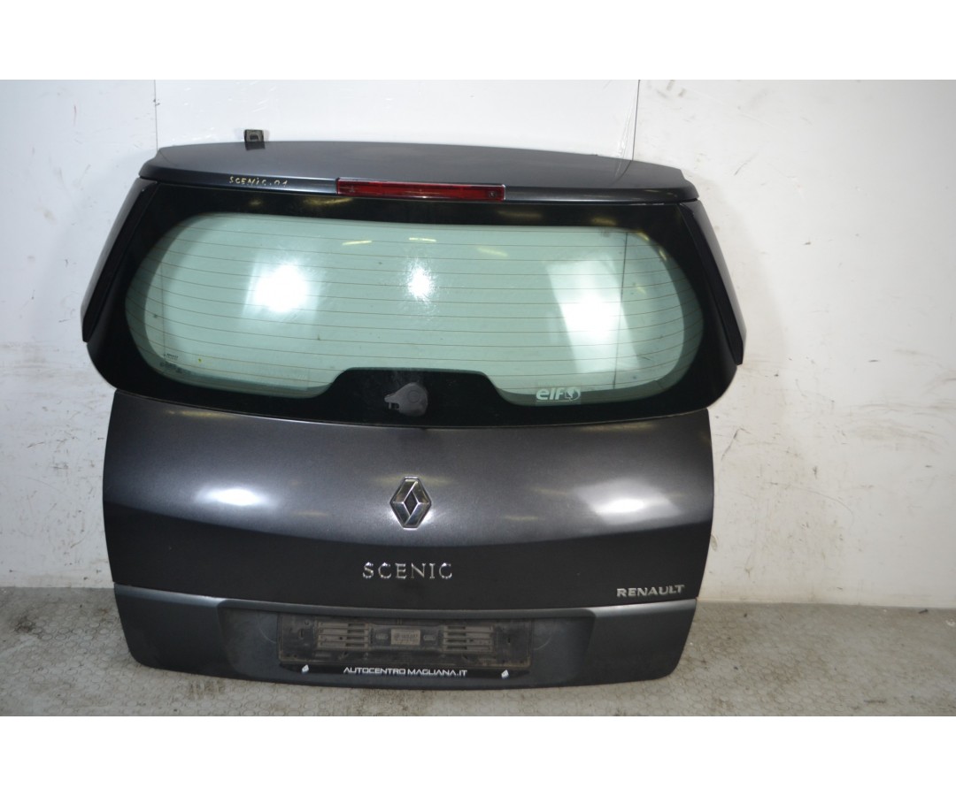 Portellone bagagliaio posteriore Renault Scenic II Dal 2003 al 2009 Grigio antracite  1673964169626