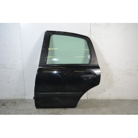 Portiera sportello posteriore SX Citroen C3 Dal 2002 al 2009 Colore nero  1674055285232