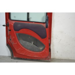 Portiera sportello posteriore laterale SX Fiat Doblo Dal 2000 al 2009 Colore rosso 199  1674134253527