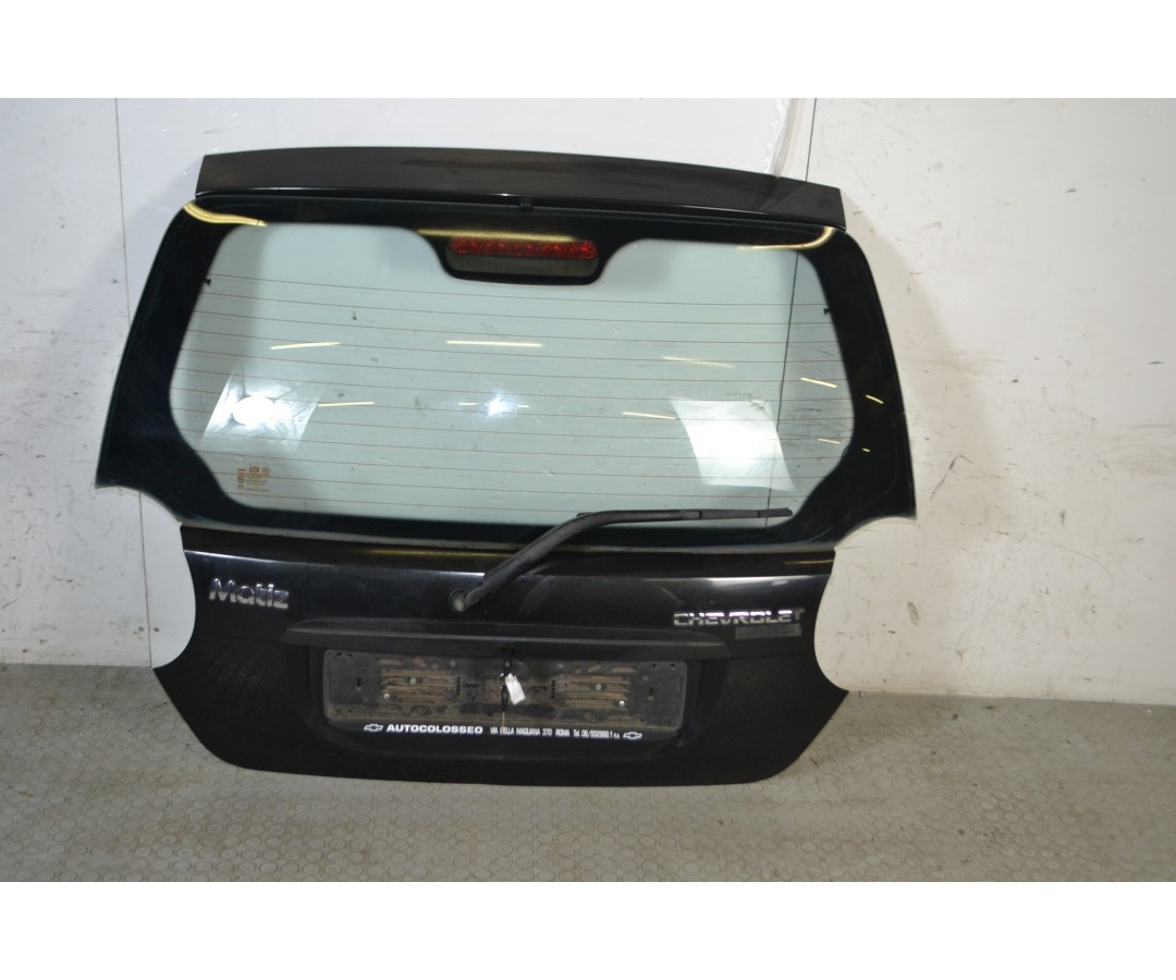 Portellone bagagliaio posteriore Chevrolet Matiz Dal 2005 al 2010 Colore nero  1674223508569