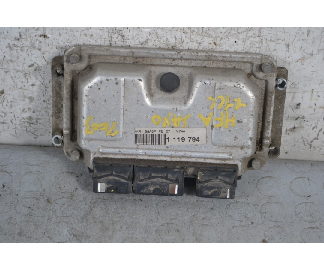 Centralina ECU Peugeot 106 1.1 benzina Dal 1996 al 2004 Cod 0261206246  1675242134128