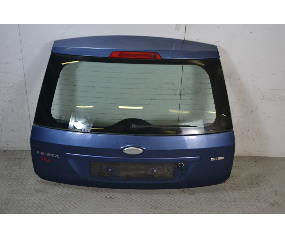 Portellone bagagliaio posteriore Ford Fiesta V Dal 2002 al 2008 Colore blu  1675422533949