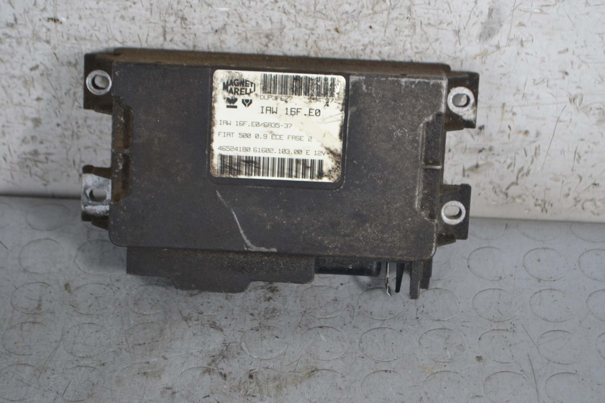 Centralina ECU Fiat Cinquecento dal 1991 al 1998 Cod 46524180  1676369318996