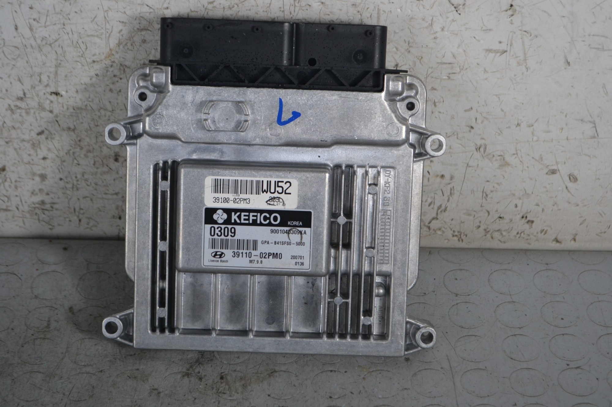 Centralina ECU Hyundai I10 dal 2007 al 2013 Cod 39110-02pm0  1676372595964