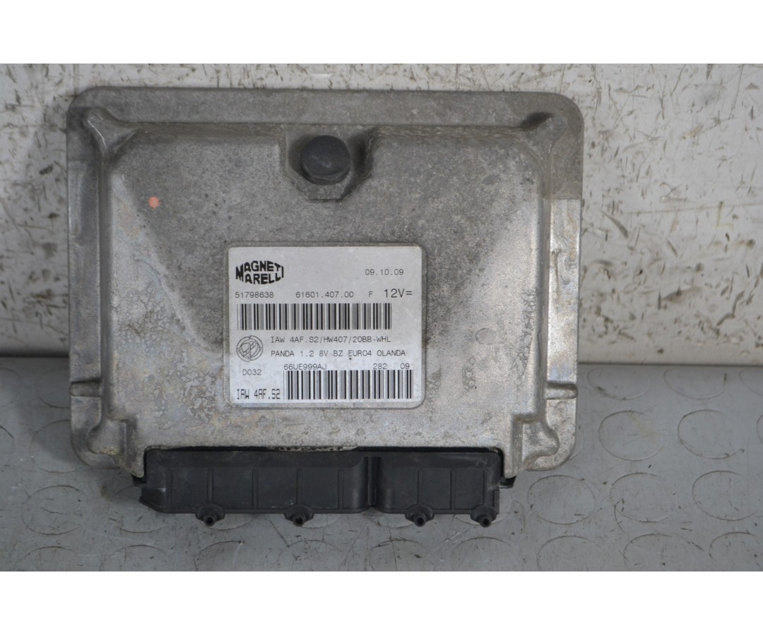 Centralina ECU Fiat Panda 169 Dal 2003 al 2012 Cod 51798638  1676468643265