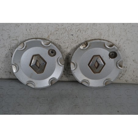 Coppia di borchie coprimozzo Renault Megane II dal 2002 al 2010 Cod 8200134772  1651220230679