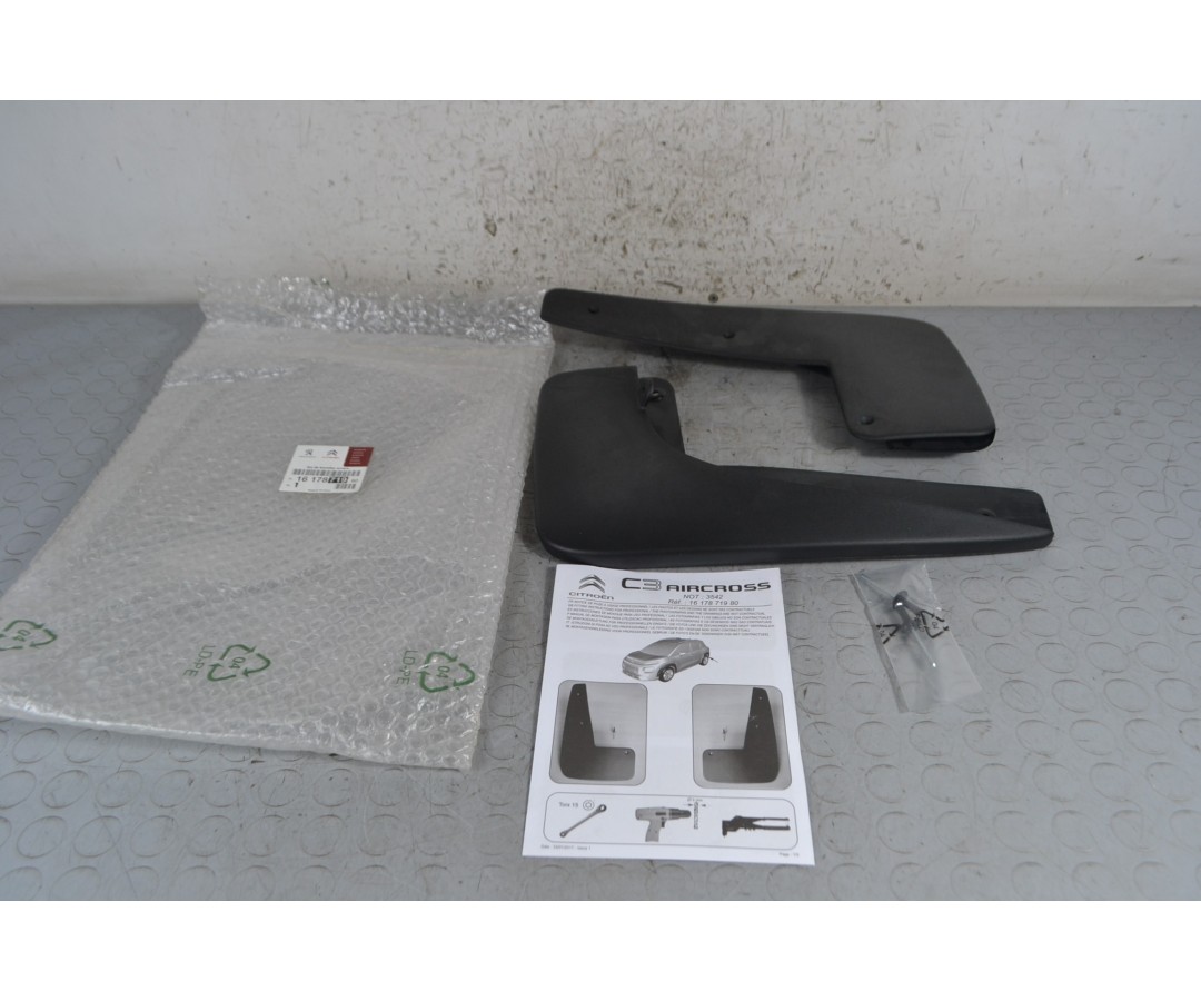 Kit Paraspruzzi Posteriori Citroen C3 Aircross dal 2017 in poi Cod 1617871980  1678290395084