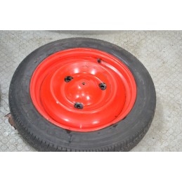 Treno completo cerchi e gomme Citroen Dyane Dal 1967 al 1984 Misura 135 R15  1678356364788