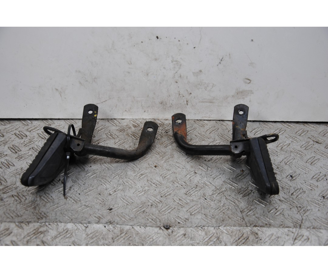 Coppia Pedane Passeggero Honda Sh 125 / 150 Carb dal 2001 al 2004  1678974713395