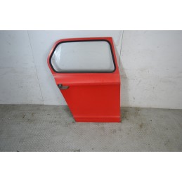 Portiera sportello posteriore DX Citroen Dyane Dal 1967 al 1984 Colore rosso  1680178706035