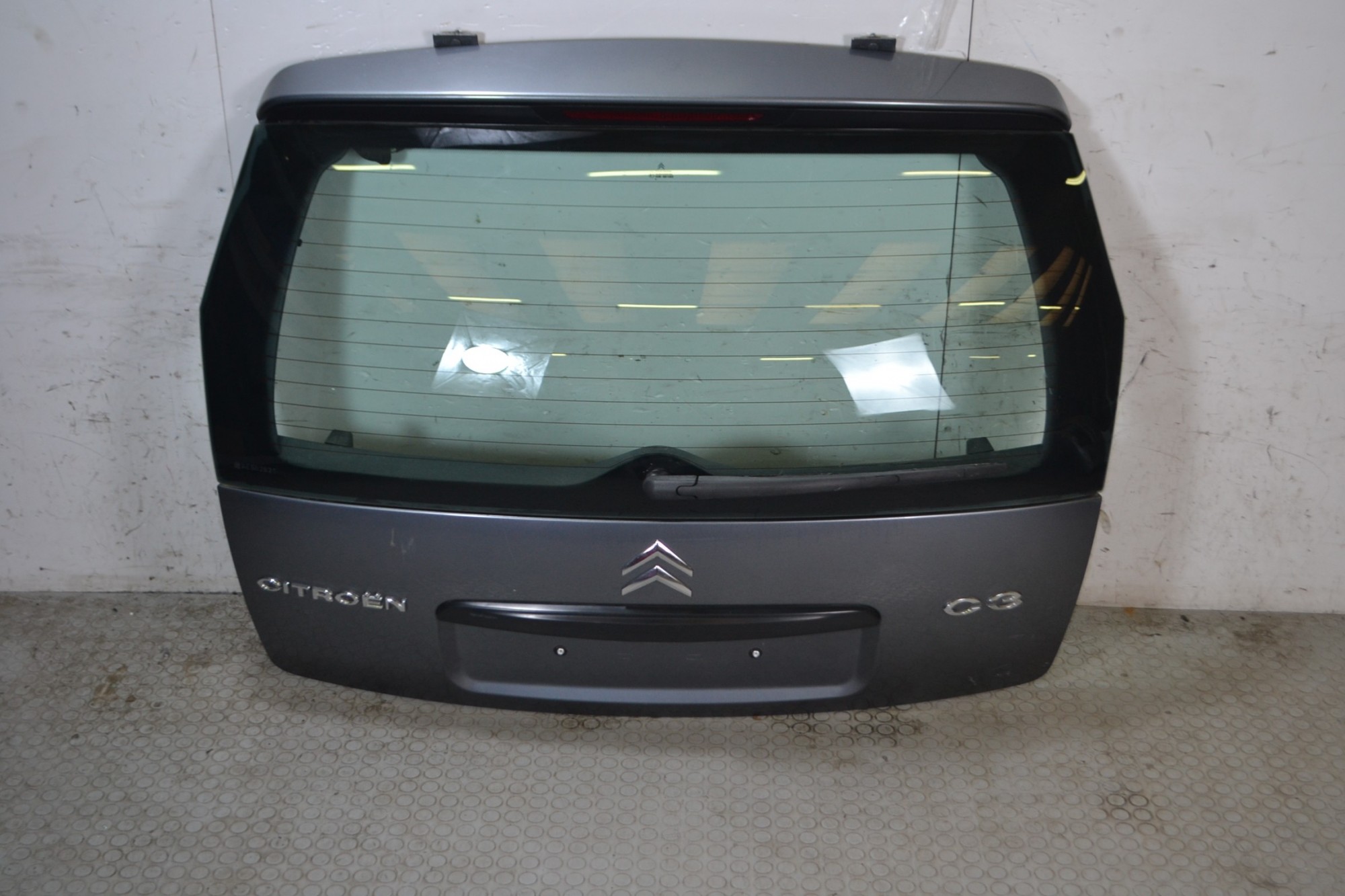 Portellone bagagliaio posteriore Citroen C3 Dal 2002 al 2009 Colore grigio  1681296211838