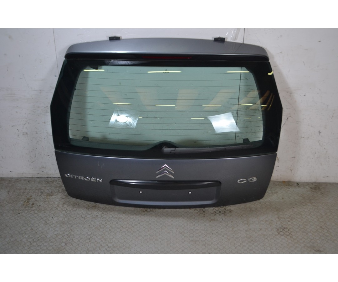 Portellone bagagliaio posteriore Citroen C3 Dal 2002 al 2009 Colore grigio  1681296211838