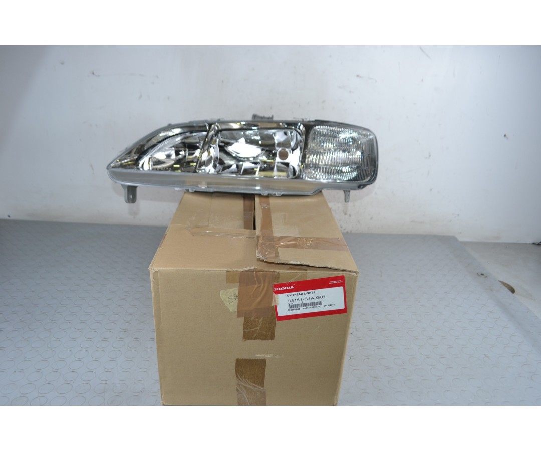 Faro fanale anteriore SX Honda Accord Dal 1998 al 2003 Cod 33151-S1A-G01  1683035699662