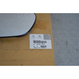 Vetro specchietto retrovisore sterno DX Citroen C3 II Dal 2009 al 2016 Cod 8151RW  1683040953735