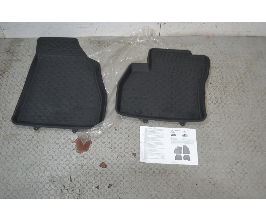 Tappetini Anteriori Citroen Nemo dal 2008 al 2013 Cod 1609350980  1683205068526