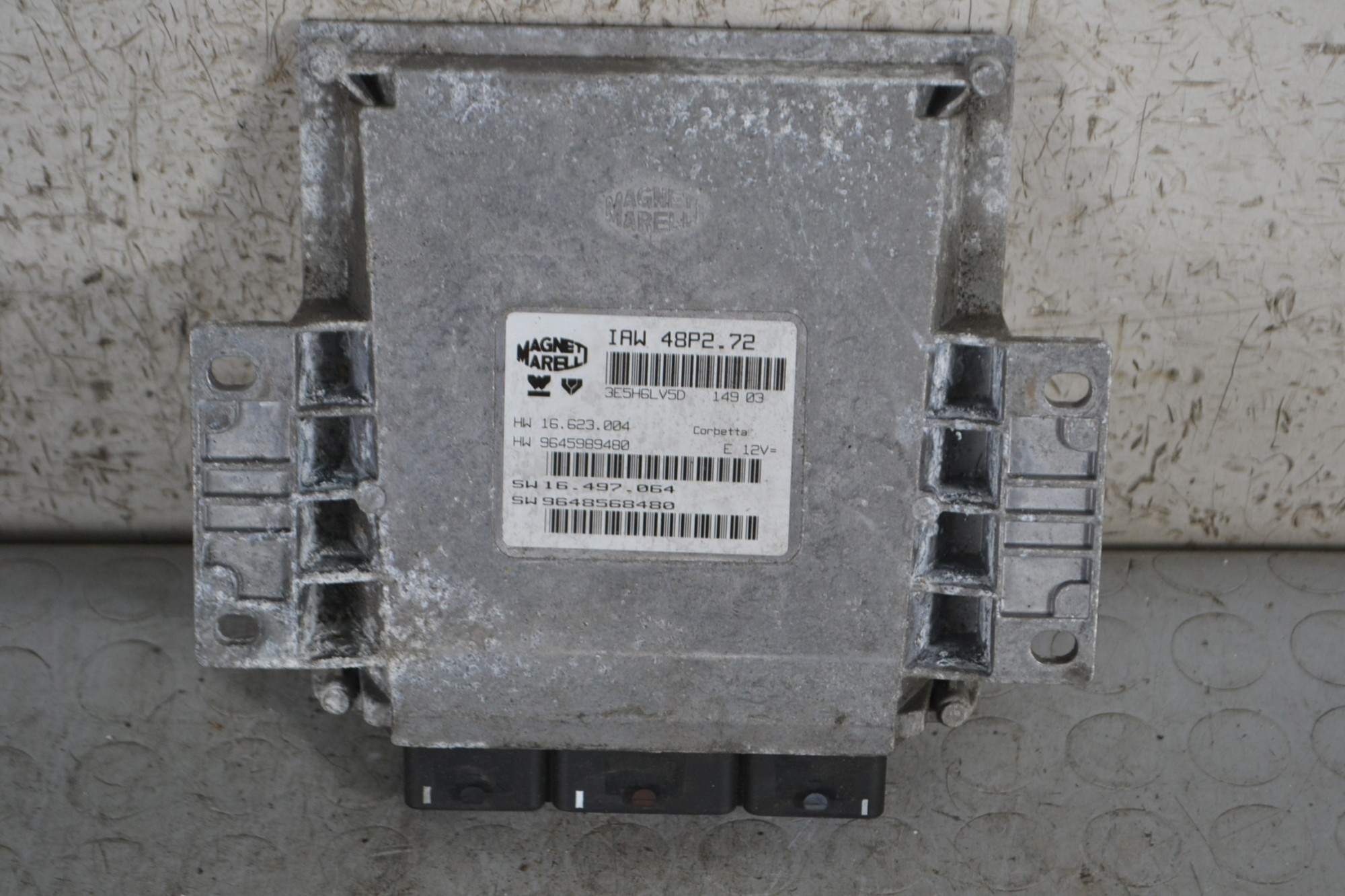 Centralina ECU Citroen C3 dal 2002 al 2009 Cod 9645989480  1684488381234