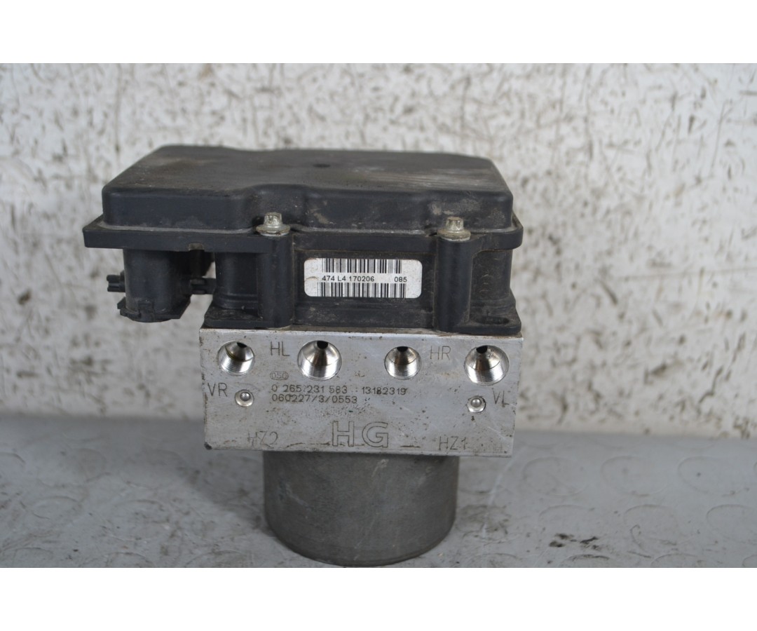 Pompa modulo ABS Opel Vivaro Dal 2001 al 2014 Cod 0265231583/13182319  1684505713062