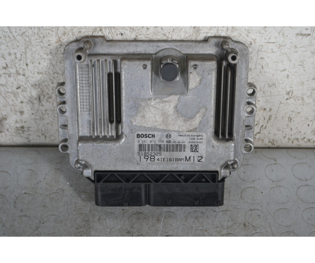 Centralina ECU Fiat Bravo 1.6 MJT 120 CV dal 2007 al 2014 Cod 51852325  1684748903176