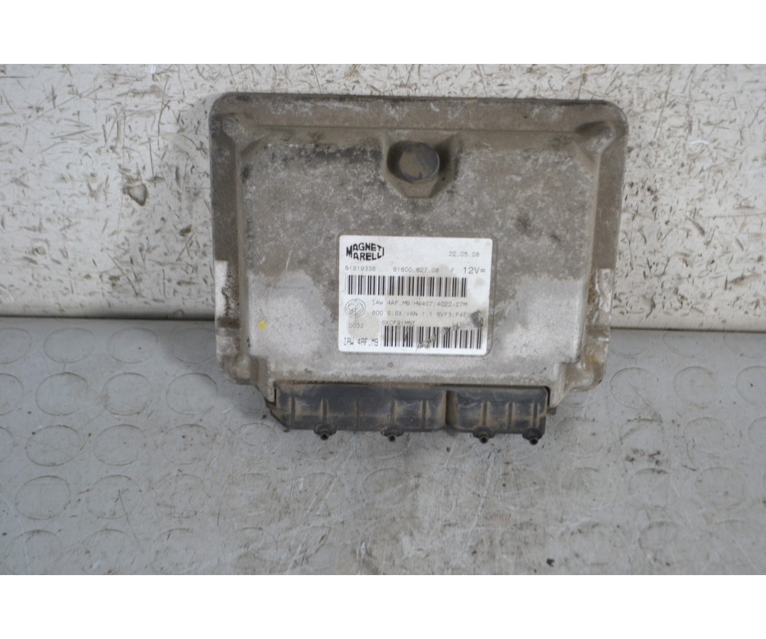 Centralina ECU Fiat Seicento Dal 1998 al 2010 Cod 51819338  1685437172668