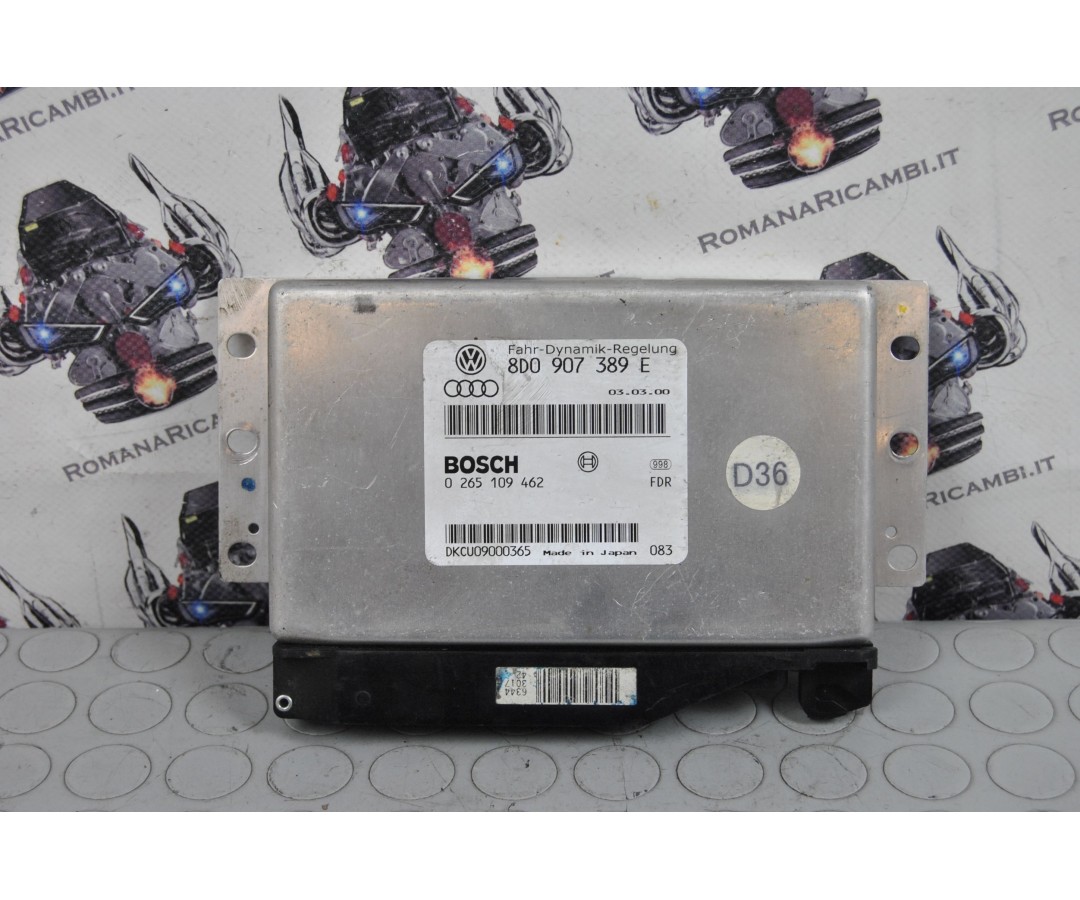 Centralina ECU Audi A4 B6 dal 2000 al 2004 cod 0265109462  2411111117132