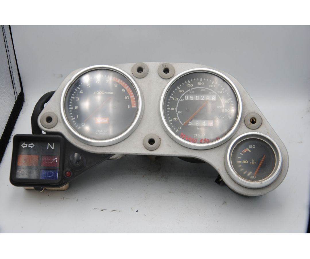 Strumentazione Contachilometri Aprilia Pegaso 650 CUBE carburatore dal 1997 al 2001 Km 58266  1690883913895