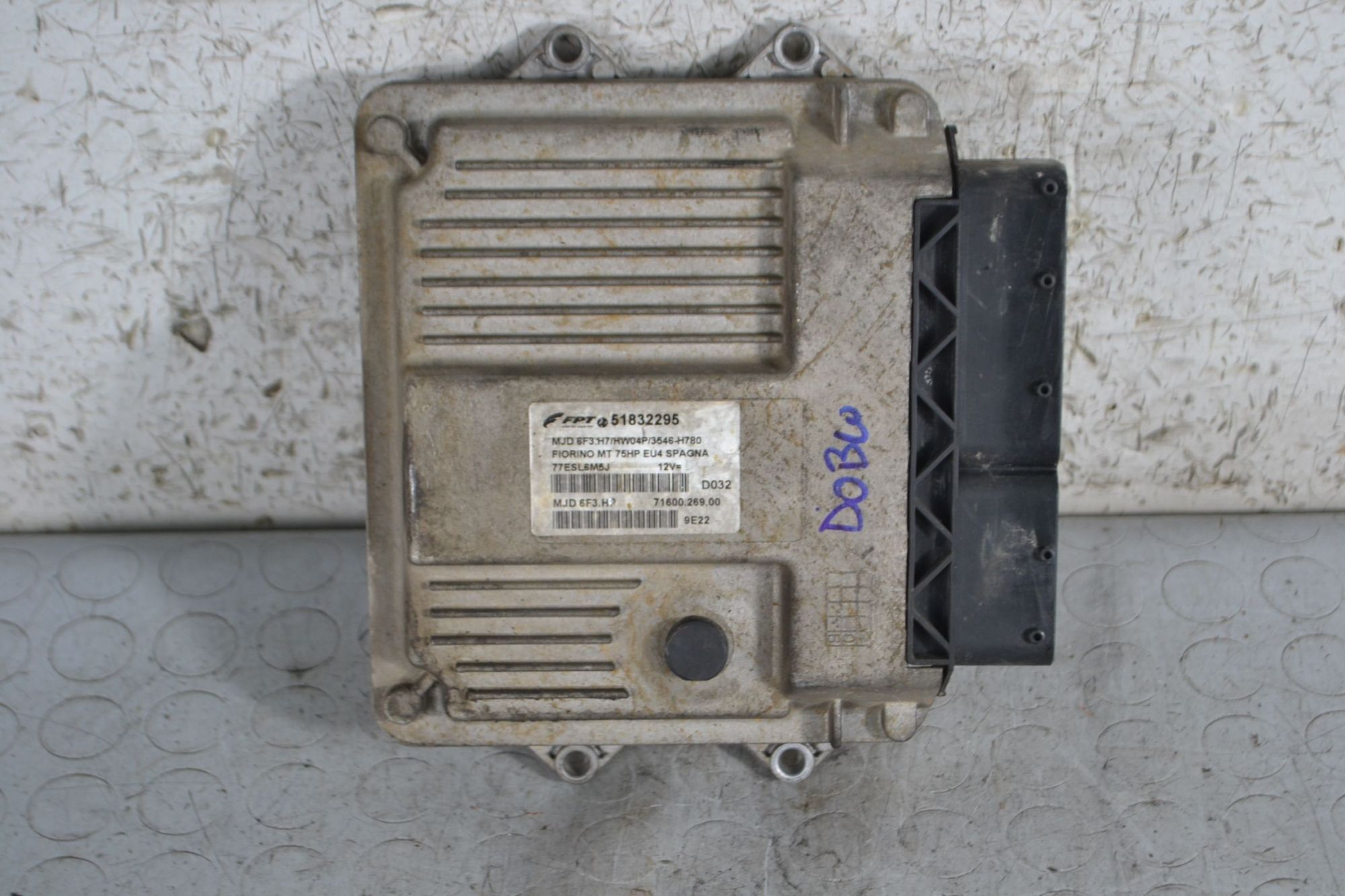 Centralina ECU Fiat Qubo dal 2008 al 2019 Cod 51832295  1693219827422